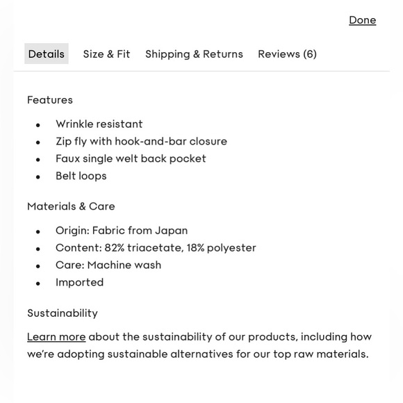 Aritzia Babaton Cohen II Pants - Picture 8 of 8